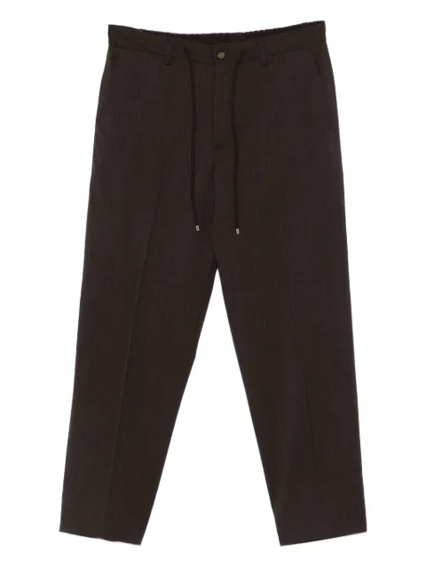 Briglia 1949 Convent drawstring-waist trousers Brown COVENTS400100