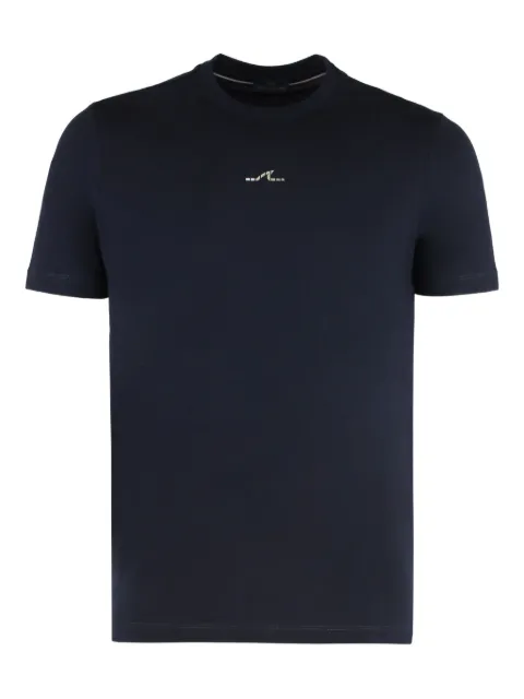 Paul & Shark logo-print T-shirt Blue 15311639