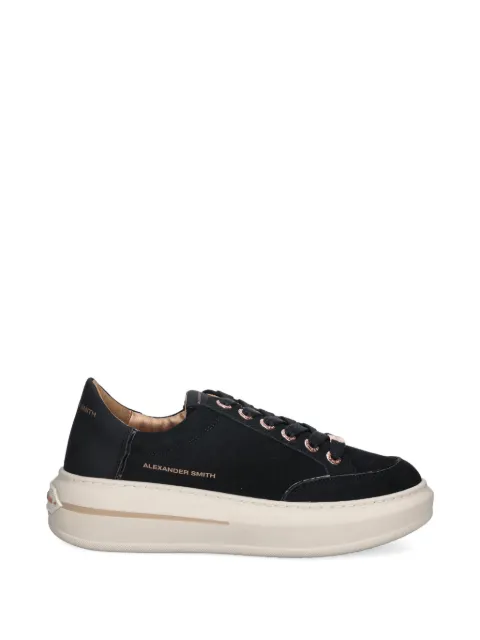 Alexander Smith Lancaster eyelet detail sneakers Black ASBCLSW1753