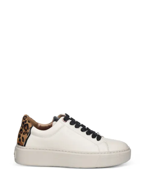 Alexander Smith London leopard-panel sneakers Neutrals ALBCLHW8189