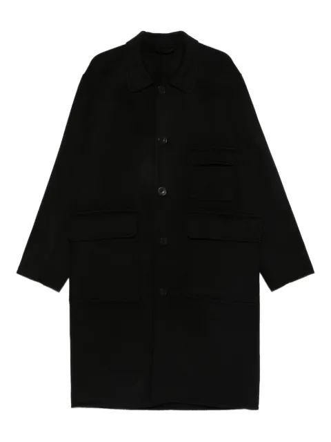 Études Studio single-breasted coat Black H25MMOUT75099