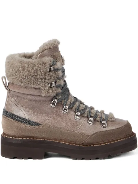 Brunello Cucinelli Monili-detail boots Brown MZORG3139C1099