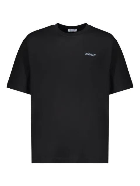 Off-White Barber Arrow cotton T-shirt Black 44MAA120G5J00A1042