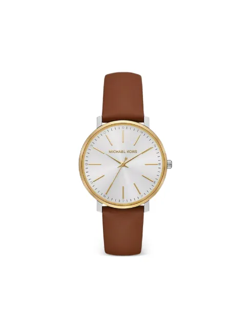 Michael Kors Pyper gold-tone 38mm watch set Silver MK4897SET