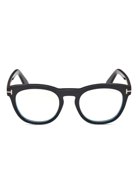 TOM FORD Eyewear round-frame glasses Black FT6081B