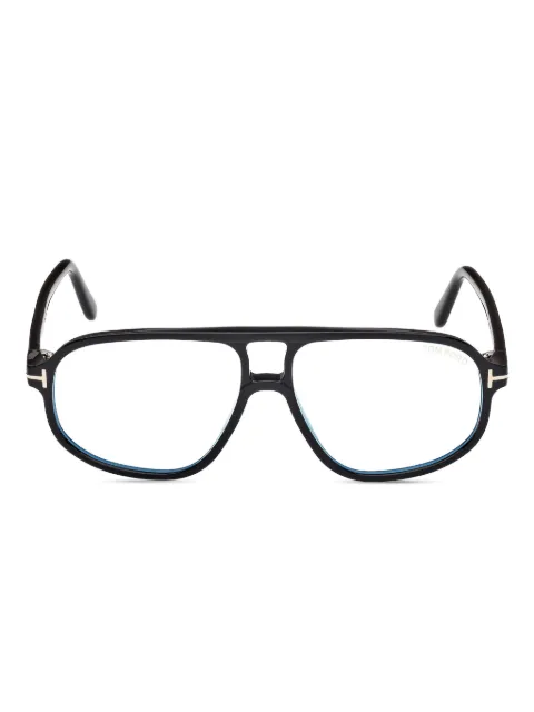 TOM FORD Eyewear pilot-frame glasses Black FT6082B