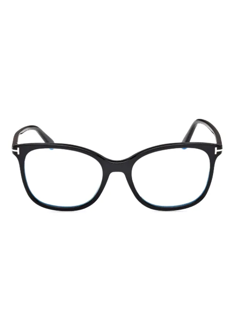 TOM FORD Eyewear round-frame glasses Black FT6089B