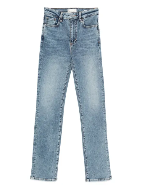 FRAME faded-effect straight-leg jeans Blue 1000814