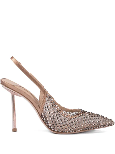 Le Silla 100mm Gilda slingback pumps Neutrals 2299U090P1PPSAS