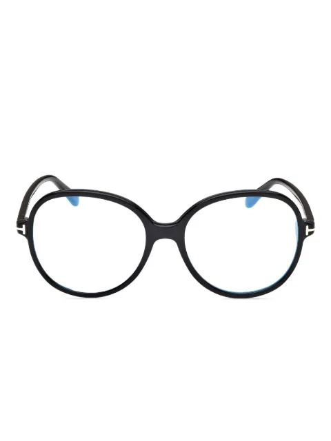 TOM FORD Eyewear round-frame glasses Black FT6090B