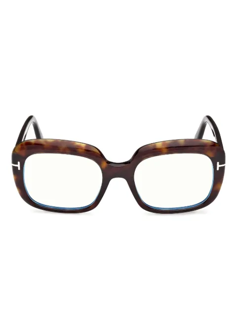 TOM FORD Eyewear square-frame glasses Brown FT6096B