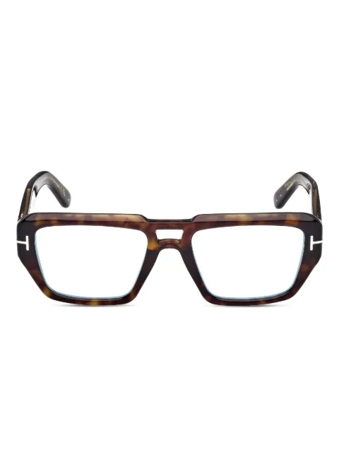 TOM FORD Eyewear square-frame glasses Brown FT6077B
