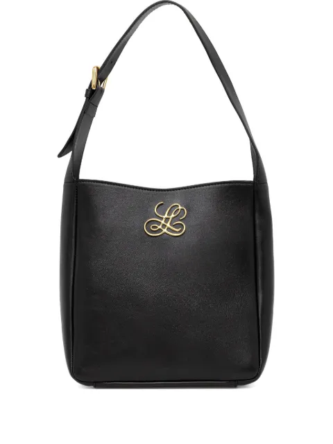 LUISA SPAGNOLI Imperatrice logo-plaque tote bag Black 542724