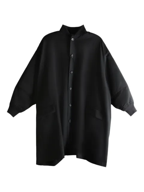 Yohji Yamamoto button wool coat Black FLC65100