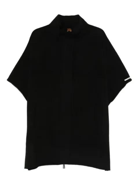 Glox double-breasted coat Black JJ219