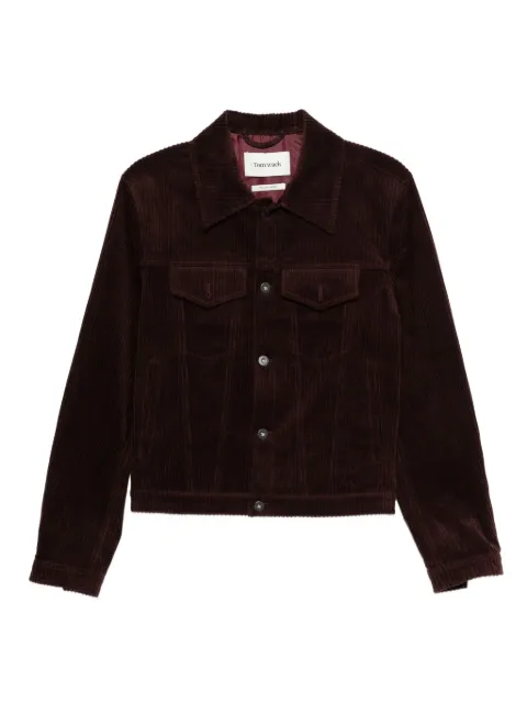 TONYWACK buttoned corduroy jacket Red BE34CJ68