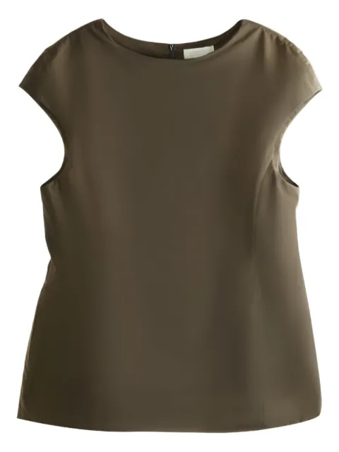 Amomento cap-sleeve top Brown AM25FWW02DR