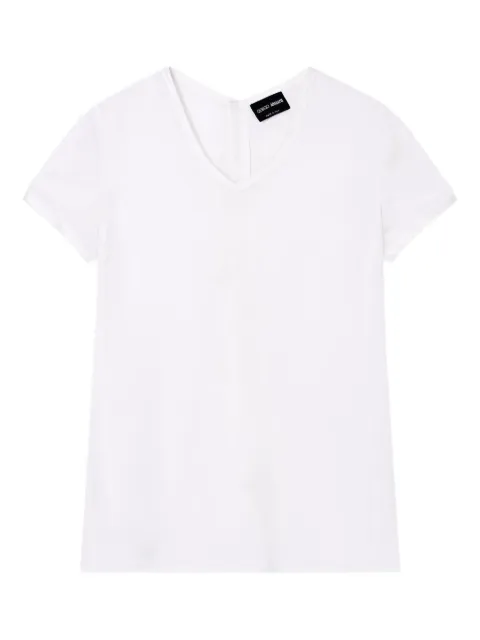 Giorgio Armani v-neck T-shirt White 8CHCCZ01TZ136