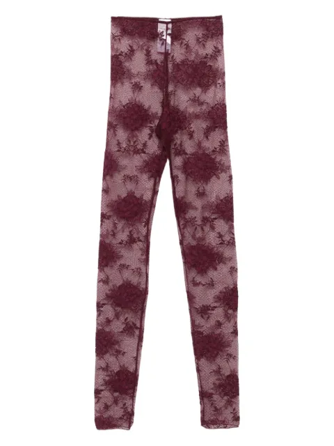 THE ANDAMANE floral-lace leggings TM180411ATJC082