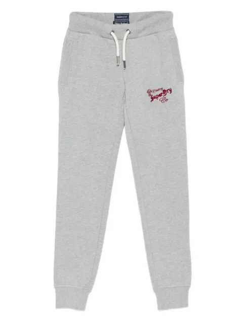 Superdry logo-embroidered track pants Grey W7010736A07Q