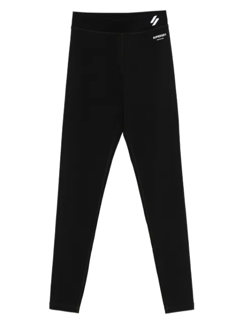 Superdry logo-detailing leggings Black W7010983A