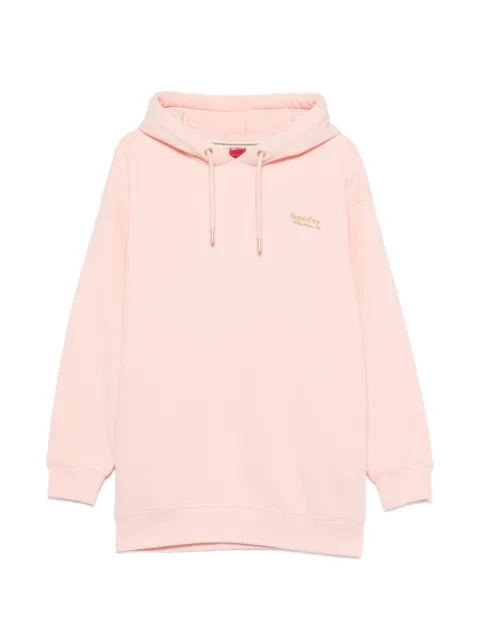 Superdry logo-embroidered mini dress Pink W8011632A