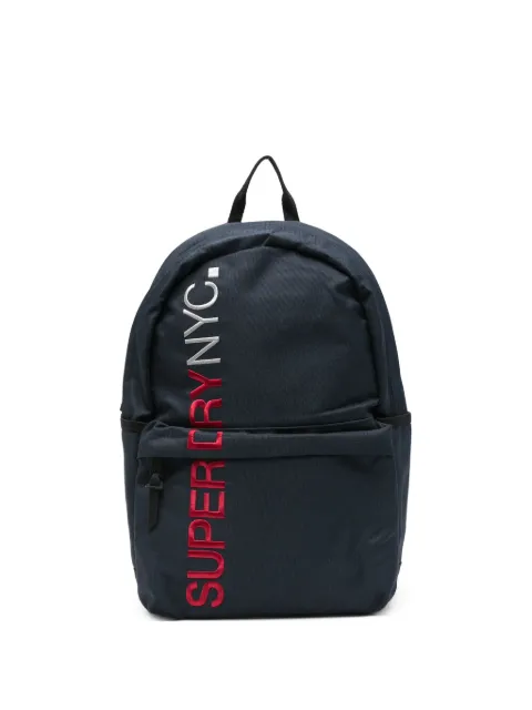 Superdry Montana logo-embroidered backpack Blue Y9110261A