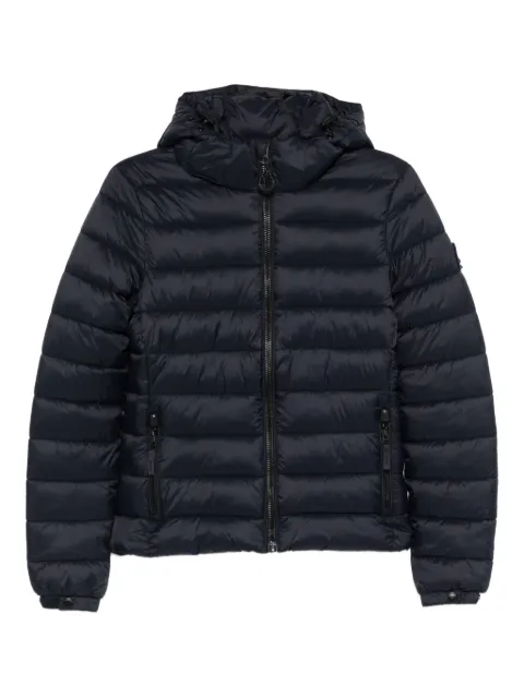 Superdry hooded puffer jacket Blue W5011405A98T