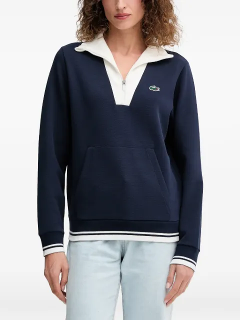 Lacoste heritage tennis quarter-zip sweatshirt Blue SF8634