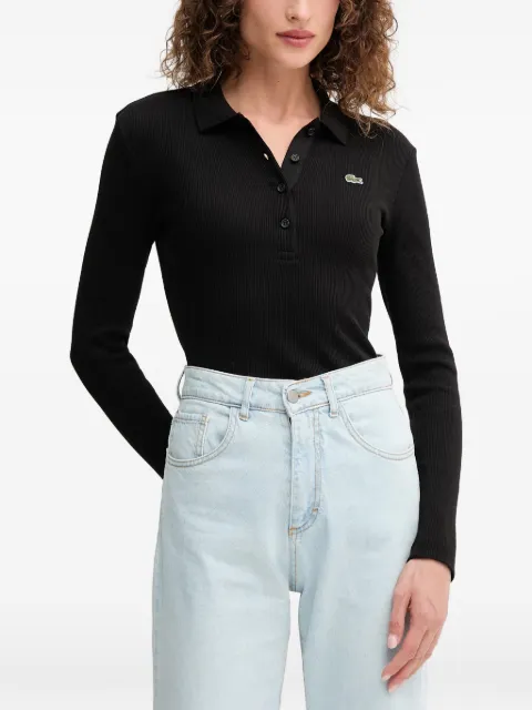 Lacoste long-sleeves polo shirt Black DF5281