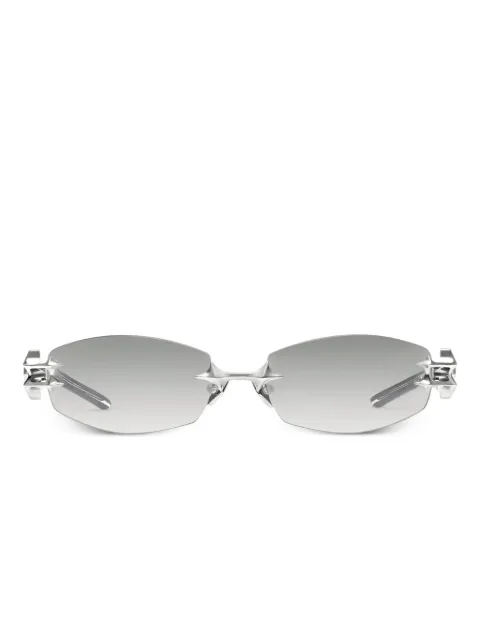 Gentle Monster Manifesto 02 star-embellished glasses Silver MANIFESTO02