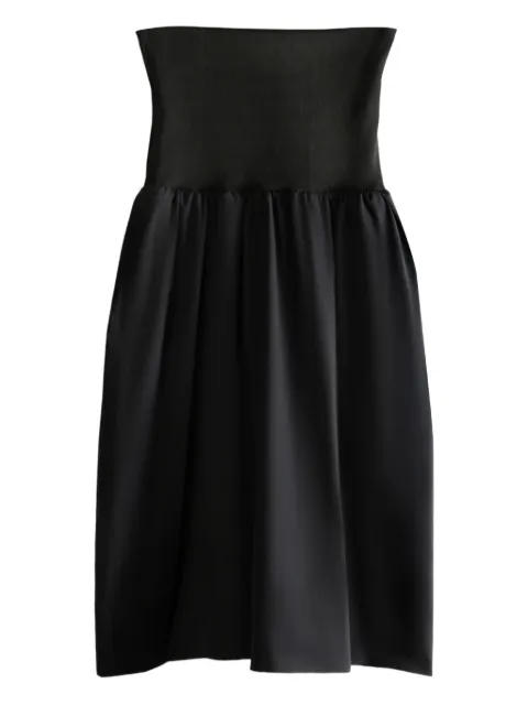 Amomento side-pocket midi dress Black AM25FWW07SK