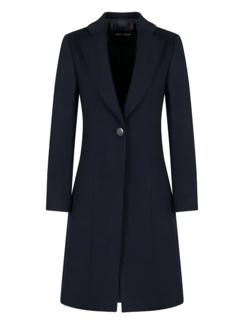 Giorgio Armani buttoned coat Blue 8CHOL011T001X