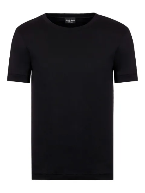 Giorgio Armani crew-neck short-sleeve T-shirt Black 8NSM59SJJCZ