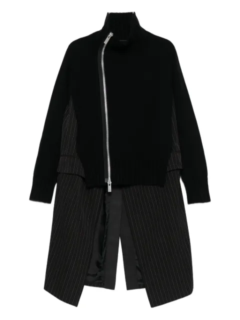 sacai panelled jacket Black 2508123