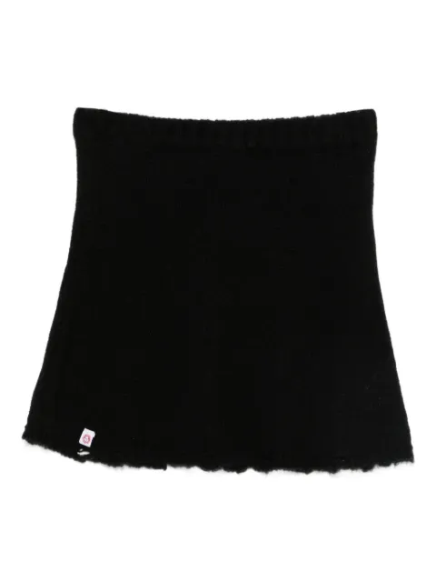 Charles Jeffrey Loverboy knitted mini skirt Black 052050301