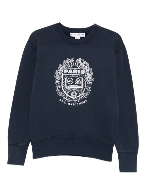 A.P.C. graphic-print sweatshirt Blue COHKQF37001