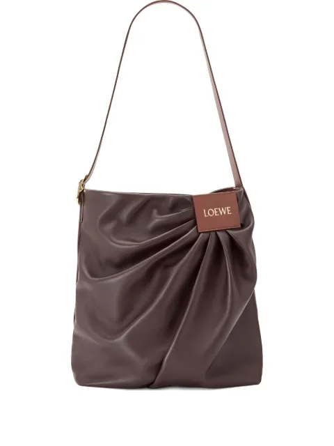 LOEWE Draped shoulder bag Brown ADHBDPTX01