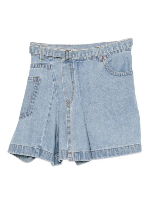 sacai belted denim skirt Blue 2507963