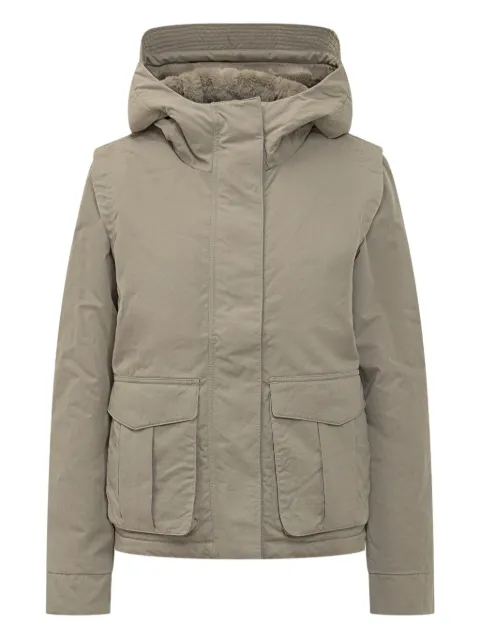 K-Way Ideler pocket hooded jacket Neutrals K7136FW