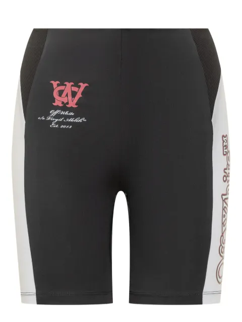Off-White ribbed serena shorts Black OWCB05HF25JER0011001