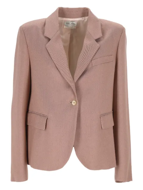 Forte Forte button single-breasted blazer Pink 14045POUDRE
