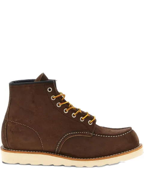 Red Wing Shoes Classic Moc contrast-stitching ankle boots Brown 0883D6