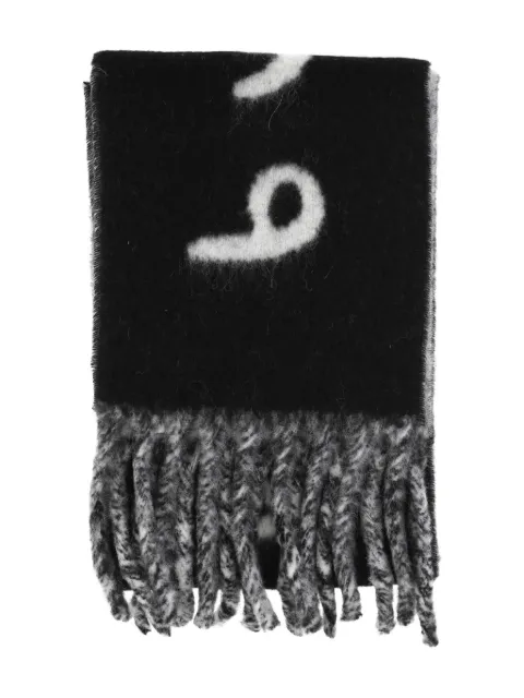 Burberry fringed scarf Black 8114081