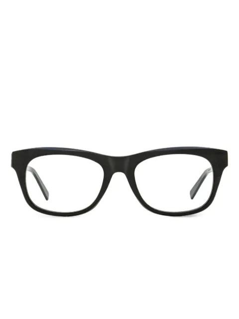 Zegna Road Brand Mark rectangular glasses Black EZ528353001