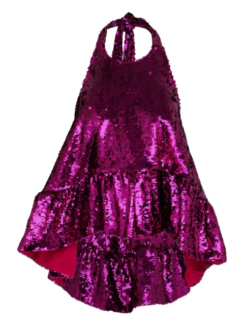 AZEEZA Winston sequin-embellished top Pink WINSTONTOPSEQUINMAGENTA