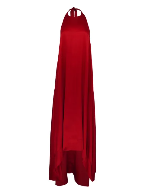 AZEEZA Liora gown Red LIORAGOWNSATINROUGE