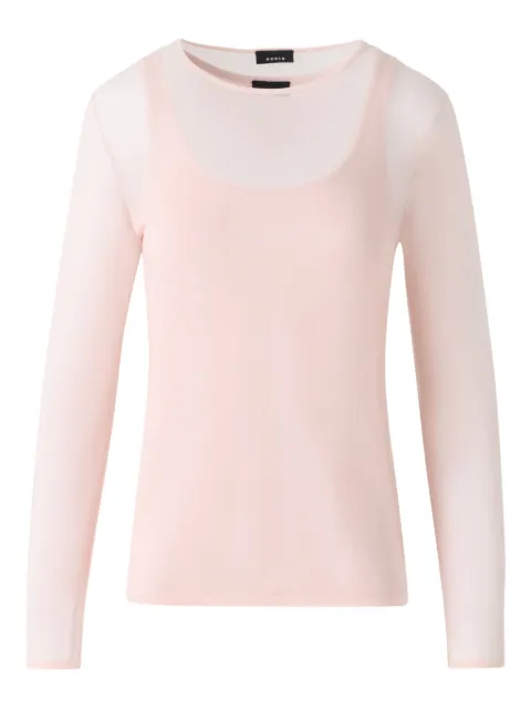 Akris long-sleeve top Pink 511300365005