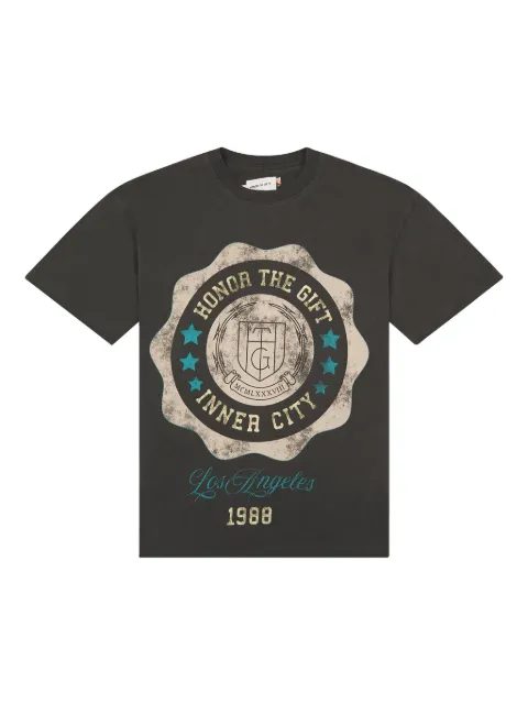Honor The Gift Seal crew-neck T-shirt Black HTG240190