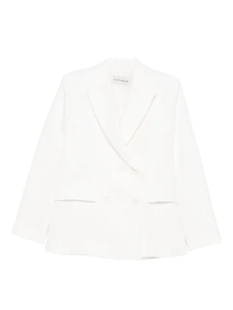 OCCLEUS Wilma linen blazer White OCC96046